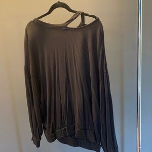 Express one eleven super soft off the shoulder sweater. Size L.